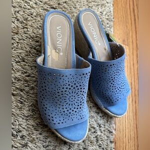 Vionic Blue Women's Espadrille Sandals